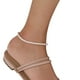 thumbnail image 5 of BRIGHTFUFU Tobillera de todo fósforo Cadena de tobillo hecha a mano artificial Tobillera elegante Decoración de tobillo Blanco, 5 of 7