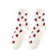 thumbnail image 1 of WILLBEST Calcetas De Mujer, Calcetines De Coral, Calcetines De Tubo Medianos, Calcetines Con Estampado De Frutas Frescas * 2 Piezas, 1 of 3
