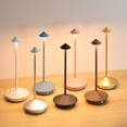 thumbnail image 3 of Aluminum - Dimmable LED table lamp, IP54 protection, indoor/outdoor use, plug, H29cm, EU plug - Corten, 3 of 3