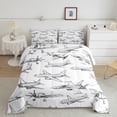 thumbnail image 2 of Manfei Aircraft Airplane 2pcs Bedding Comforter Set,Transportation Theme Twin Comforter Sets,Jet Bedding Set,Lightweight Cartoon Bedroom Decoration,Reversible, 2 of 8