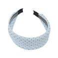 thumbnail image 5 of Unique Bargains 1 Pc Headband Fresh Polka Dot Wide Hair Accessories Blue, 5 of 5