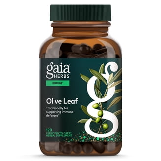 Gaia Herbs Olive Leaf - Immune Support Liquid Phyto-Caps, Vegan