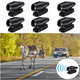 thumbnail image 1 of Silbato de ciervo 6 piezas Silbatos Save a Deer Evita colisiones, Silbatos de ciervo para coche Dispositivos de advertencia de ciervos Alerta de animales para coches y motocicletas (negro), 1 of 5