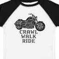 thumbnail image 4 of Inktastic Crawl Walk Ride Motorcycle Boys or Girls Toddler T-Shirt, 4 of 5