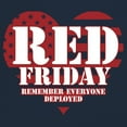 thumbnail image 3 of RED Friday Remember Everyone Deployed Women's Long Sleeve T-shirt Until They All Come Home Military US Flag American Patriot, 3 of 7