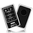 thumbnail image 4 of OFFCURVE Key Fob Cover for Cadillac SRX ATS ELR XTS 2010-2015 , Premium Soft TPU,Black Sliver, 4 of 7