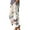 a-Beige15436, variant on VNKIDY Womens Watercolor Floral Print High Waist Wide Leg Pants Side Pocket Loose Fit Lightweight Casual Trousers For Summer Daily Wear White XL