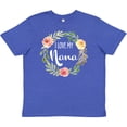thumbnail image 3 of Inktastic I Love my Nana- flower circle Youth T-Shirt, 3 of 5