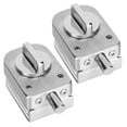 thumbnail image 3 of 2 Sets Exquisite Door Latch, Glass Door Latch, Sturdy For Home Bathroom Office Toilet, 3 of 8