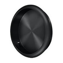 Deltana FP221RU19 Flush Pull; Round; 2-1/8" Diameter; Black Finish