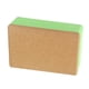 thumbnail image 1 of Bloque de yoga de corcho EVA, accesorio suave para culturismo Verde, 1 of 9