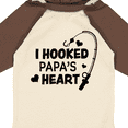 thumbnail image 4 of Inktastic I Hooked Papa's Heart with Fishing Rod Boys or Girls Long Sleeve Baby Bodysuit, 4 of 5