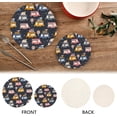 thumbnail image 4 of SKYSONIC Ice Cream Trucks Pot Holders Trivets, 2 Pcs Heat Resistant Trivets,Childish Elements Cotton Thread Weave Mats for Hot Pads Pans Pot Bowl Teapot for Kitchen Decor, 4 of 7