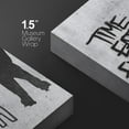 thumbnail image 4 of Wall26 Canvas Wall Art Time Eats Everything Dog Walk Graffiti & Street Art Print Urban Architecture Cityscape Grunge Dark Illustrations Modern Art Decorative Abstract Geometric - 16"x24", 4 of 5