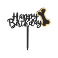 thumbnail image 1 of serony Happy Birthday Dog Pet Cake Plaque, 1 of 9