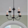 thumbnail image 5 of Livex Lighting Heritage Chandelier in Black, 5 of 9