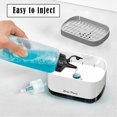 thumbnail image 3 of Dispensador de jabón líquido con soporte de esponja 2 en 1, dispensador de líquido para lavar platos, dispensador de bomba de mano de plástico para baños de fregadero de cocina oso de fresa Electrónica, 3 of 5
