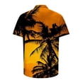 thumbnail image 6 of Honeeladyy Mens Hawaiian Shirt Summer Quick Dry Button Up Shirts Short Sleeve Beach Holiday Casual Loose Shirts New Year Gift for Dad Yellow XXXXL, 6 of 7