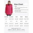 thumbnail image 6 of Wantdo Girl's Winter Coat Windproof Puffer Jacket Fleece Lined Anorak Red Size 14/16, 6 of 8