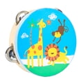 thumbnail image 2 of EeaseCA Ensemble de Jouets d'Instruments de Musique pour Enfants Tambour Double Face Jouet Tambour à Frapper à la Main, 2 of 7