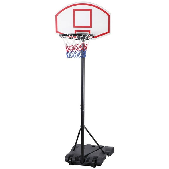 SONGMY Adjustable Basketball Hoop Goal System, 5.5Ft to 7FT Kids Sports Backyard Indoor Outdoor