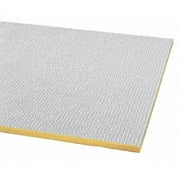 Armstrong World Industries 48" White Fiberglass 128 sq ft Coverage Area 16 Pack