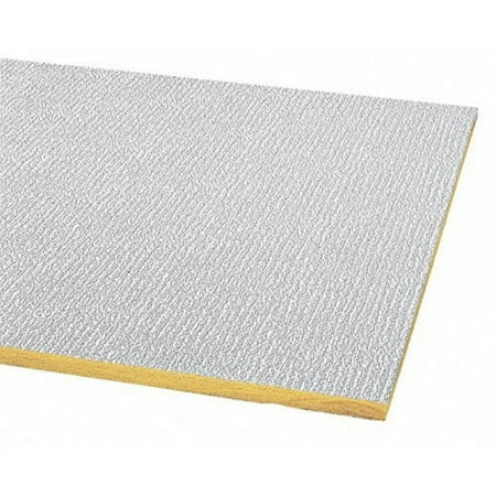 Armstrong World Industries 48" White Fiberglass 128 sq ft Coverage Area 16 Pack