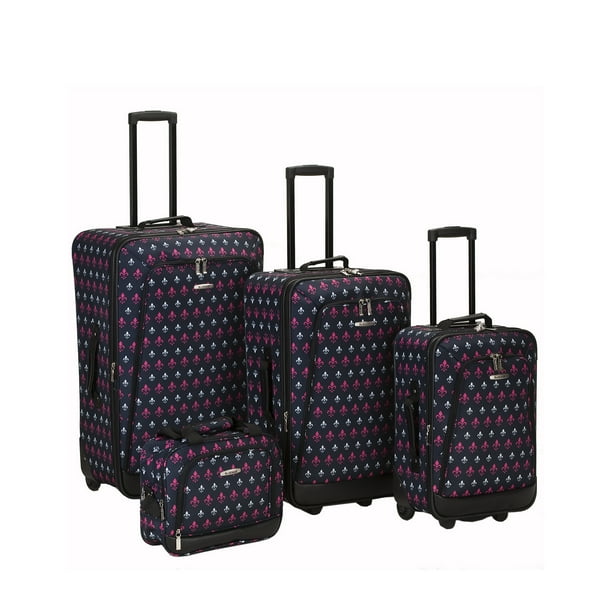 Rockland Rockland Luggage 4Piece Vegas Softside Luggage Set