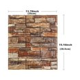 thumbnail image 1 of 5pcs/10pcs DIY 3D Wall Sticker Wallpaper Foam Soft Brick Self Adhesive Waterproof Mould Proof Room Home Living Room Bathroom Kitchen Bedding Room Decoration, 1 of 5
