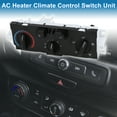 thumbnail image 3 of Panel de control climático HVAC A/C Heater Unique Bargains para Chevrolet Colorado 2004-2012 para GMC Canyon 2004-2012, 3 of 6
