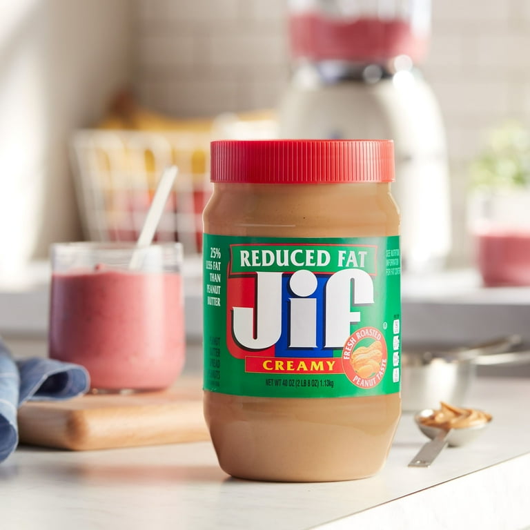Jif Creamy Reduced Fat Peanut Butter Spread, 40 oz Jif Creamy Reduced Fat Peanut Butter Spread, 40 oz