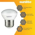 thumbnail image 3 of Sunlite R14 LED Bulbs, 4W (25W Eq), 250lm, E26 Base, Dimmable, 2700K, for Cabinets, 3-Pack, ETL Listed, 3 of 6
