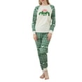 thumbnail image 1 of Faithtur Parent-Child Xmas Nightclothes Round Neck Tops Trousers / Romper, 1 of 5