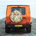 thumbnail image 6 of Naloa Mushrooms Gnomes PVC Leather Spare Tire Wheel Cover for Car Truck SUV Camper Trailer Universal Fit many size17 inch, 6 of 6