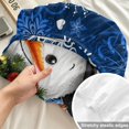 thumbnail image 4 of Cal.King Size Fitted Sheet Set - Blue Christmas 3 Piece Bedding Sets 16" Deep Pocket Fitted Sheet with 2 Pillowcases, Xmas Snowman Tree Snowflake Love Heart Brushed Microfiber Hotel Luxury Bed Sheets, 4 of 9
