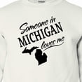 thumbnail image 3 of Inktastic Someone in Michigan Loves Me Youth Sweatshirt, 3 of 4