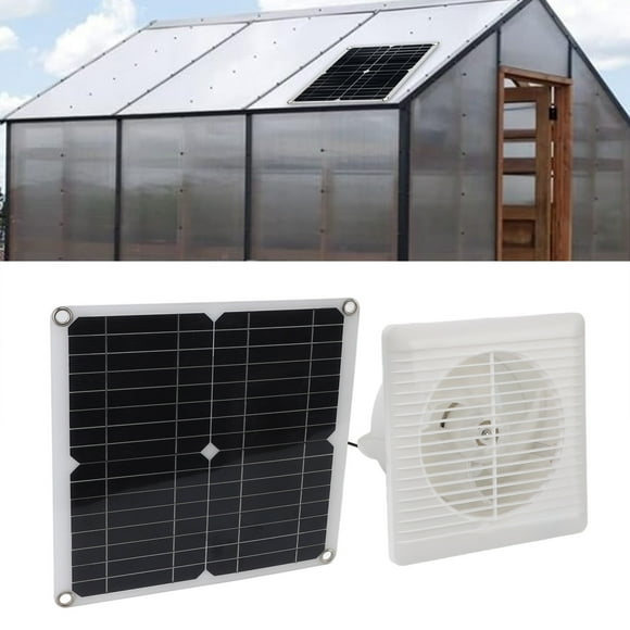 Ventilador Solar De 12 V CC, Extractor Solar Ecológico Monocristalino Para Exteriores