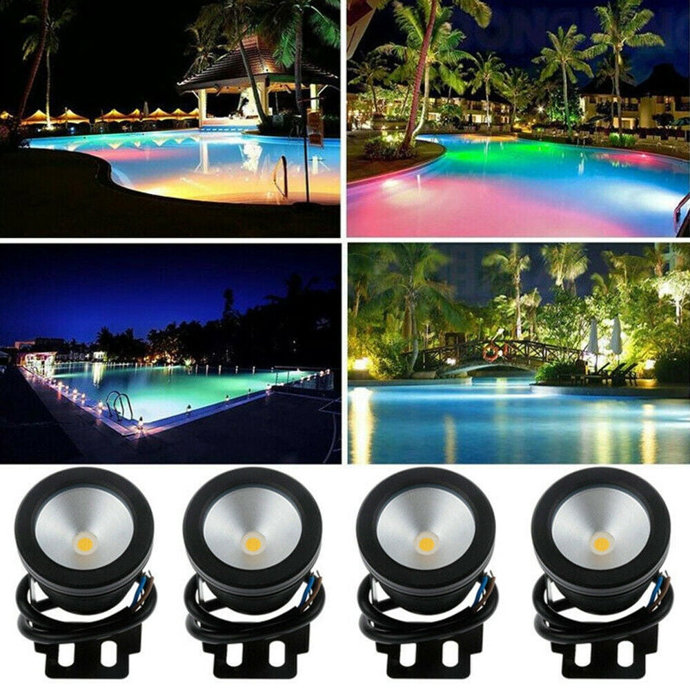Spotlight Underwater Light,5W/10W Waterproof Outdoor Garden Spotlight