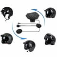 thumbnail image 3 of Auriculares Bluetooth para casco de motocicleta Intercomunicador para casco CVK ZHC, 3 of 3