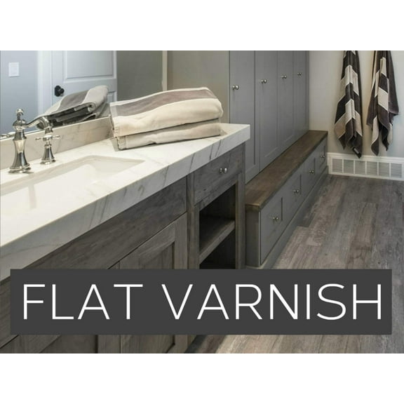 Varnish Dead Flat Water-based Interior Clear Coating by Weatherwood - QT