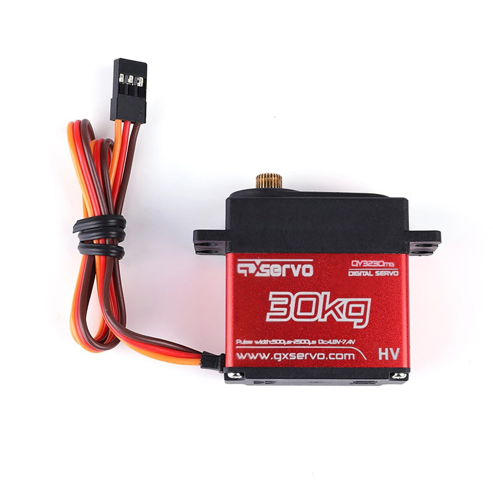 2PCS 30KG Digital Servo Full Metal Gear High Torque Waterproof 25T Arm to RC Car