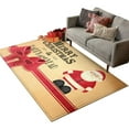 thumbnail image 2 of OUSITAID Christmas Area Rug Santa Claus Rugs for Bedroom Living Room Kitchen Entry  Non Slip Christmas Welcome Mat Xmas Carpet for Kids Room Home Holiday Decor, 2 of 3