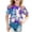 Purple, variant on T Shirts for Girls Galaxy 3D Galaxy Print Glitter Starry Sky Short Sleeve Carnival Going Out Tops