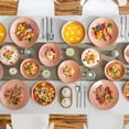 thumbnail image 2 of vancasso Sabine, 16 Pieces Stoneware Dinnerware Set, Orange Dish Plate, Semimatte Sesame Dinner Sets Service for 4, 2 of 7