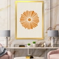 thumbnail image 3 of Designart 'Orange Radiant Sun I' Modern Framed Art Print, 3 of 4