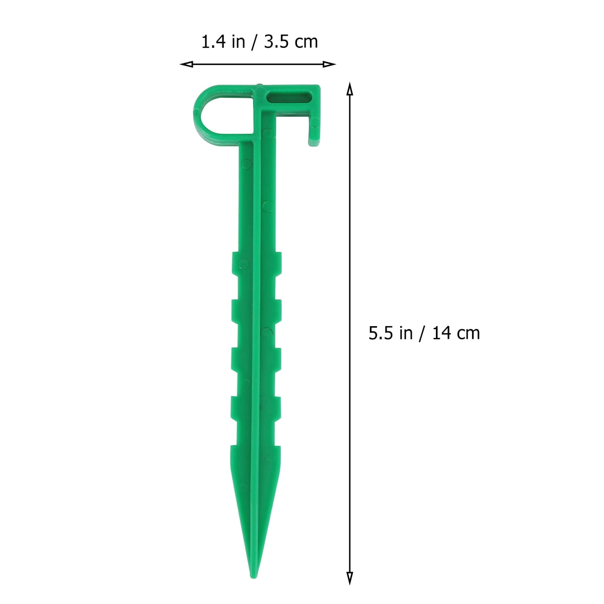Mytee Products 16" Spiral Anchor Pins For Hay Tarps - Galvanized Steel Ground Stakes (20-Pack)