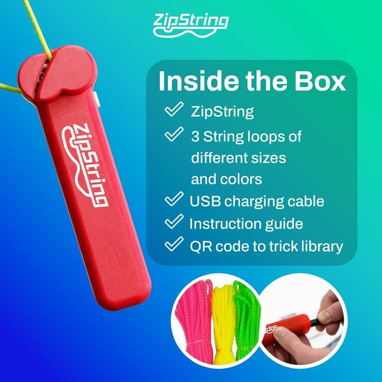 【WONDER WONDER】Half Zip Up Nylon Balloon String N/S OP ZipString Wonderment Awaits, Propel String Loop Toy As Seen
