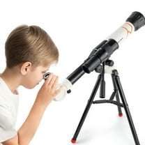 MLINS White Plastic Telescope for Watching with 20X 30X 40X Magnification and