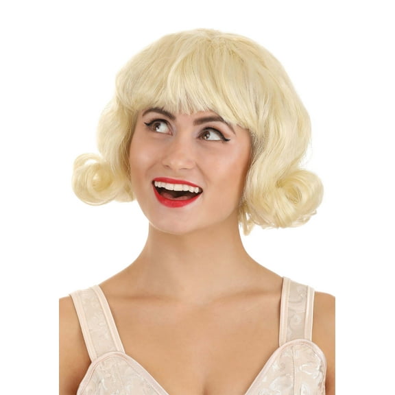Women's Short Blonde 50s Wig