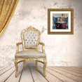 thumbnail image 3 of Heffernan, Lucia 20x20 Gold Ornate Wood Framed with Double Matting Museum Art Print Titled - Cat Burglar, 3 of 4